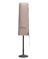 1 x RAW Customer Returns Sekey protective cover for double parasol, cover for parasol, 100 polyester, taupe - RRP €19.15