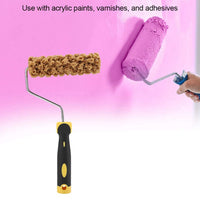 1 x Brand New YUMILI Paint Roller, Paint Roller And DIY Roller Brush With Plastic Handle Graining Knurling Tool Paint Roller Set For Wall Decoration, Decorative Drawing Roller For Home - RRP €20.4