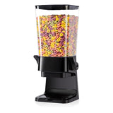 1 x RAW Customer Returns PLATINUM GOLD Black cereal dispenser - 1 piece snack dispenser - cereal dispenser, cornflakes dispenser - perfect for sweets and dry food, 5.5 l candy dispenser 1  - RRP €26.88