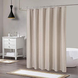 1 x RAW Customer Returns LinTimes Shower Curtain Taupe, Hotel Luxury 190 GSM Thick Polyester Shower Curtain, Taupe, 180 x 200 cm REUSEABLE packaging  - RRP €22.52