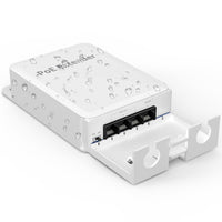 1 x RAW Customer Returns YuanLey 4 Port Outdoor PoE Extender 1 in 3 Out, IEEE 802.3af at Mini 4 Channel PoE Repeater IP66 Waterproof, Vlan, Extend 250m Total 350m , Wall Mount Passthrough POE Amplifier, Plug and Play - RRP €29.99