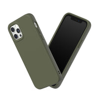 1 x RAW Customer Returns RhinoShield Case Compatible with iPhone 12 12 Pro SolidSuit - Shock Absorbent Slim Design Protective Cover with Premium Matte Finish 3.5M 11ft Drop Protection - Seaweed Green - RRP €29.99