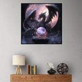 7 x Brand New 5D Diamond Art Painting Kit, Diamond Painting Pictures Set, Diamond Painting Rhinestone Embroidery Painting Painting Set for Adults, Children, Home, Wall Decorations Dragon G  - RRP €42.28