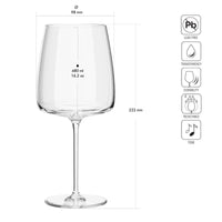 1 x RAW Customer Returns Krosno white wine glasses Set of 4 480ML Modern Collection Glasses for drinking and giving as gifts Perfect for home, restaurant and kitchen Dishwasher safe - RRP €34.5