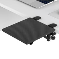 1 x RAW Customer Returns OUGIC Ergonomic Desk Extender 24x23cm Punch Free Clamp Foldable Keyboard Drawer Table Bracket Armrest Tray Computer Elbow Armrest - RRP €39.99