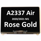 1 x RAW Customer Returns New for MacBook Air A2337 M1 2020 2021 2022 EMC3598 Rose Gold LCD Screen Assembly - RRP €253.54