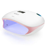 1 x RAW Customer Returns SUNUV LED Nail Lamp 48W UV Nail Dryer for Nail Gel SUN4S with Timer, LCD Display for Home and Beauty Salon SUN4S Pink, Valentine s Day Gift for Women - RRP €72.97