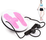 2 x Brand New Twist Waist Disc Board with Drawstring, Multifunctional Magnet Balance Board Pedal, Waist Trimmer Disc Twist Board Machine, Aerobic Fitness Disc, Twister Plate Sports Equipment, Twisting Waist Disc F  - RRP €30.24