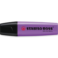 1 x RAW Customer Returns STABILO BOSS ORIGINAL Highlighter Pack of 5 Red Yellow Light Blue Lavender - RRP €12.19