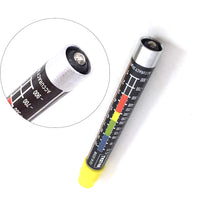 1 x RAW Customer Returns WANAONE Paint Thickness Gauge, Paint Thickness Gauge, Depth Thickness Gauge, Pen Type Waterproof Paint Coating Thickness Gauge, Magnetic Tip Gauge for Cars - RRP €18.4