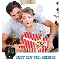 1 x RAW Customer Returns Kesasohe GPS Smart Watch with Two-Way Call SOS Camera Alarm Clock Game Waterproof IP68 Touch Screen, Phone Watch Birthday Gifts for Children - RRP €39.66