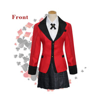 1 x RAW Customer Returns Formemory Yumeko Jabami Cosplay Costume Jabami Yumeko Cosplay Outfit Uniform Set 6 Pieces Yomozuki Runa Cosplay Anime School Uniform Halloween Manga Coat Jabami Yumeko, L  - RRP €33.26