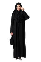 1 x RAW Customer Returns ihvan online, Muslim Dresses for Women, One Piece Long Sleeve Islamic Prayer Dress, Black, XXX-Large-6X-Large - RRP €30.04