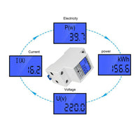 1 x RAW Customer Returns Digital DIN rail electricity meter - 1-phase 2 wire, 32A 220V-230V 50Hz 60Hz, LCD backlight, AC meter, SO interface, 1 decimal place - RRP €15.01