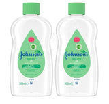 1 x RAW Customer Returns Johnson s Baby - Oil with Aloe Vera for Babies 300 ml x 2 units - Pack Promoo - RRP €14.69