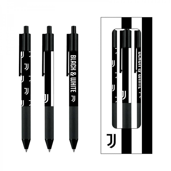 1 x RAW Customer Returns Set of 3 JUVENTUS Pens - Seven Writing Set - School, Office Pens - Gel Pens in Gift Box. - RRP €12.0