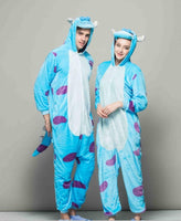 1 x RAW Customer Returns Pigiama Kigurumi Tuta Costume Animale per Carnevale, Halloween, Festa, Cosplay Monopezzo in Flanella, Morbido e Comodo Altezza 178cm-186cm XL, Sullivan  - RRP €30.99