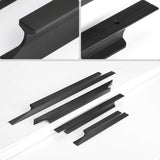 1 x RAW Customer Returns LONTAN Handles for Kitchen Cabinets Pack of 10 Furniture Handles Black - 160 mm Cabinet Handles Black Kitchen Handles Modern Drawer Handles Zinc Alloy Kitchen Handles Black Matt - RRP €30.24