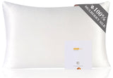 1 x RAW Customer Returns ZIMASILK Pillowcase 100 Mulberry Silk for Hair and Skin, 19 momme Natural Silk Pillow Case, Both Sides are Made of Silk 1 Piece, White, 50x75cm  - RRP €30.25