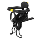 1 x RAW Customer Returns Lixada Front Seat for Bicycles, Child Safety, Children s Saddle with Pedals, Mount for Road Bike and MTB - RRP €45.37