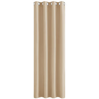 1 x RAW Customer Returns PONY DANCE Blackout Curtains Beige - 1 Piece H 240 x W 140 cm Thermal Curtain Against Cold and Heat Curtains Bedroom Opaque Curtains with Eyelets, Biscotti Beige - RRP €26.95