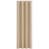 1 x RAW Customer Returns PONY DANCE Blackout Curtains Beige - 1 Piece H 240 x W 140 cm Thermal Curtain Against Cold and Heat Curtains Bedroom Opaque Curtains with Eyelets, Biscotti Beige - RRP €26.95