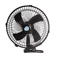 1 x RAW Customer Returns Baceyong 12V 24V Car Van Home Electric Air Fan 180 Rotation Desk Fans 2 Speed Airflow with Clip for Car Truck Bus SUV - RRP €67.69