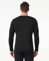 1 x RAW Customer Returns LAPASA Pack of 2 or 1 Thermal Weight Shirt Men Long Sleeves Base Layer Undershirt - Winter Outdoor Sports Hiking Ski Snowboard Black Pack of 1 L - RRP €26.99