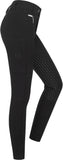 1 x RAW Customer Returns RIDERS CHOICE cotton riding breeches with silicone full seat for children with mobile phone pocket as3, Numeric, Numeric 176, Regular  - RRP €30.24