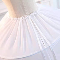 1 x RAW Customer Returns Hoseirty Women s 8 Hoops Super Puffy Petticoat Half Slip Skirt Floor Length Underskirt for Wedding Ball Quinceanera Dress, White, One Size - RRP €35.94