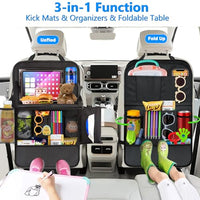 1 x RAW Customer Returns Auriton Car Organizer Kids with Foldable Table Tray - RRP €20.16