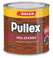 1 x RAW Customer Returns ADLER Pullex wood paint - opaque weatherproof paint for renovation and new painting with protection against blue stain and mould - RAL8011 nut brown 750ml - RRP €29.64