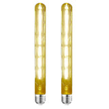 1 x RAW Customer Returns OUGEER Set of 2 Edison Vintage Tube Lamp E27 6W T30-300MM Test Tube Flute Light Bulb Tube AC 230V E27 T30 LED Filament Light Bulb Warm White 2700K Not Dimmable, for Homes, Restaurants, Cafes - RRP €19.15