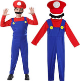 16 x Brand New Shengruili Mario Costume Luigi Costume Set, Luigi Costume, Bros Cosplay Costume, Women Men Boys Girls Outfit for Christmas Carnival Fancy Dress Costumes, Adults 8  - RRP €279.09