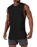 1 x RAW Customer Returns Tank Top Men, Sleeveless Muscle Shirts Gym Sports Undershirt Men T Shirt Men Fitness Tank Tops Tee Top for Men Black 3XL - RRP €20.16