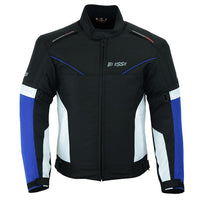 1 x RAW Customer Returns BI ESSE Removable Ventilated Fabric Motorcycle Scooter Travel Jacket Fluo, XL  - RRP €68.84