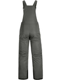 1 x RAW Customer Returns GEMYSE Men s Waterproof Winter Ski Pants with Adjustable Straps Overall Windproof Snow Pants Pure Medium Grey, XXL  - RRP €82.98