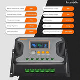 1 x RAW Customer Returns PowMr PWM 60A Solar Charge Controller 12V 24V 36V 48V Auto Intelligent Solar Panel Regulator with Dual USB Port and Adjustable LCD Display for AGM, Gel, Flooded and Lithium Battery - RRP €49.98