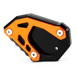 1 x RAW Customer Returns Modeer For KTM 790 890 1050 1090 1190 1290 Adventure 690 ENDURO R 690 SMC R Kickstand Foot Side Stand Enlarge Extension Plate Pad 790 890 1090 ADV R 1290 Super Adventure R S T Orange Black  - RRP €23.18