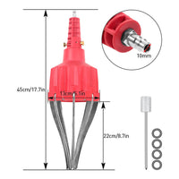 1 x RAW Customer Returns Axle boot spreader, pneumatic axle boot spreader, mounting cone axle boot wheel bearing pneumatic vehicle tool for boot diameter 20-120mm  - RRP €69.56