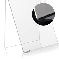 1 x RAW Customer Returns Rhinocerosdance book stand made of acrylic brochure stand transparent bookend acrylic plate stand acrylic for books notes notebooks recipe crafts artwork book stand, 5 pieces - RRP €17.69