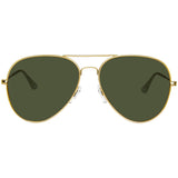 1 x RAW Customer Returns KANASTAL Green Drop Sunglasses Men Women Polarized UV400 Dark Green Vintage Gold Frame Metal Fashion Retro Green Sunglasses Men Women for Beach Driving Fishing -Dark Green - RRP €18.99