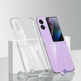 3 x Brand New Holilo Case for Oppo Find N3 Flip 5G, PC Cell Phone Case Anti-Scratch Thin Protective Case All-Round Protection Shockproof Cover All-Round Protection - Transparent - RRP €64.8