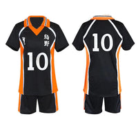 1 x RAW Customer Returns COMING Karasuno Uniform Shouyou Hinata Halloween Cosplay Costume Shirt Shorts Volleyball Jersey Large, Color 16  - RRP €30.23