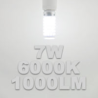 1 x RAW Customer Returns ENUOTEK E27 Edison LED Corn Light Bulb, 7W 6000K Cool White 1000 Lm LED Bulbs, Replaces 120W Halogen Lamp, AC100-265V ES LED Bulb, Non-Dimmable LED Lamp for Ceiling Lamp Wall Lamp, Pack of 4 - RRP €17.1