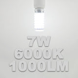 1 x RAW Customer Returns ENUOTEK E27 Edison LED Corn Light Bulb, 7W 6000K Cool White 1000 Lm LED Bulbs, Replaces 120W Halogen Lamp, AC100-265V ES LED Bulb, Non-Dimmable LED Lamp for Ceiling Lamp Wall Lamp, Pack of 4 - RRP €17.1