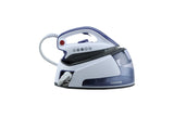 1 x RAW Customer Returns Hoover IronVision PMP2400 011 Iron with Boiler, Ceramic Plate, Steam Function, Steam Boost 90 g min, Tank Capacity 1.5 Liters, Anti-scale, Power 2400 W, 4.5 BAR, Blue - RRP €99.98