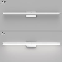 1 x RAW Customer Returns Klighten Bathroom Mirror Sconces 60cm 20W, 2000LM Bathroom Mirror Lamps, Modern Bathroom Mirror Light, 110-240V, 6000K Cold White, Chrome - RRP €55.34