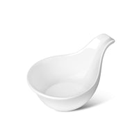 1 x RAW Customer Returns Flexzion Ceramic Mini Bowl Set, 6-Piece Porcelain Dip Bowl with Handle, Tableware Set Bowl Set, Ramekins for Snacks Desserts Tapas Ice Cream Cereal Side Dish Starters Fruit Salad, 90ml White Set of 6  - RRP €22.99