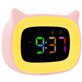 1 x RAW Customer Returns Seutgjie children s alarm clock for school beginners girls boys, digital alarm clock children with night light 18 ringtones dual alarms snooze modes 12 24 hours - RRP €27.77